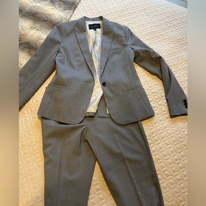 Banana Republic blazer and Ryan pants (2 and 6P) heather blue